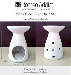 BA Sake Oil Burner-white