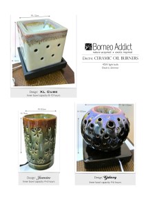 Electric burners- New designs and colours